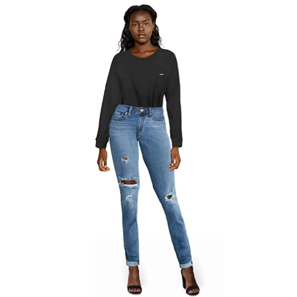 NWT Levi's Women's New Boyfriend Tapered Leg Jeans - Picture 2 of 4